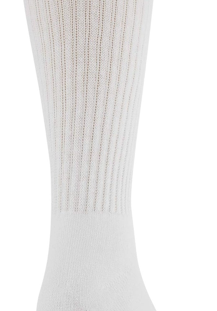 GOLDTOE Gold Toe Men's 656s Cotton Crew Athletic Socks - 6 Pairs, White - Image 4